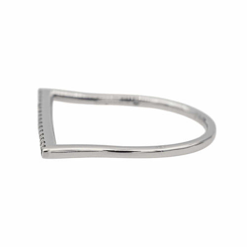 Bague 51 Messika Bague Gatsby Barrette Or blanc Diamant 58 Facettes 4098668RV