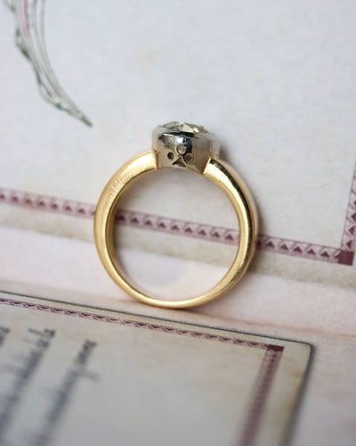 Bague 55.5 Solitaire ou bicolore 58 Facettes A11491