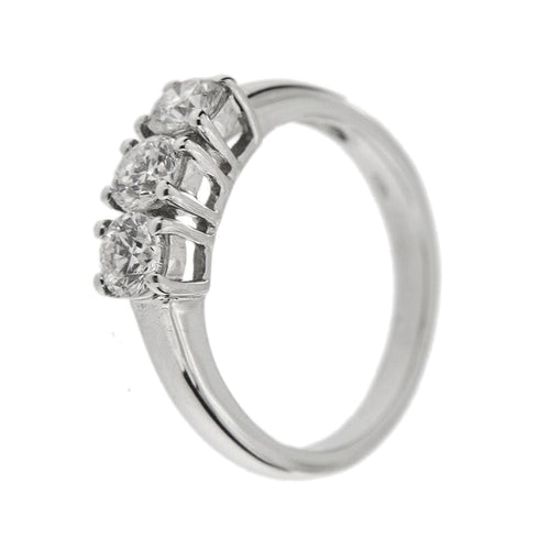 Bague Bague trilogie avec diamants 58 Facettes 25737