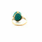 Bague 54 Bague Cabochon Or Jaune & Amazonite 58 Facettes 57-GS36179