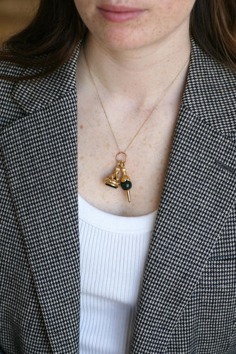 Montre Clef de Montre or jaune et Jaspe Sanguin 58 Facettes