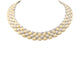 Collier Collier Aldebert or jaune et blanc. 58 Facettes 34063