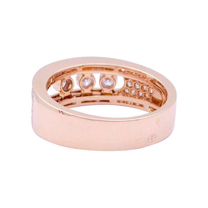 Bague 58 Bague Messika, "Move Joaillerie Pavée", or rose, diamants. 58 Facettes 33717