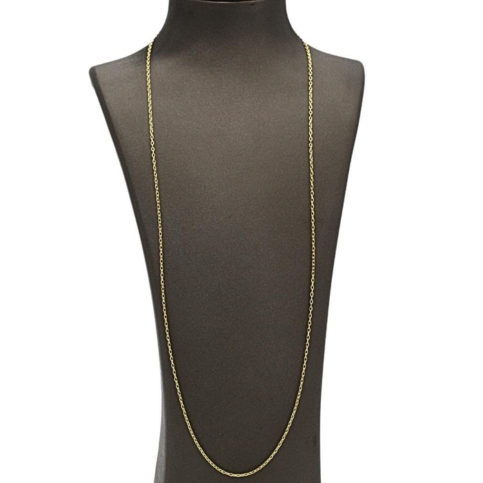 Collier chaîne en or jaune massif Belcher 58 Facettes E363679A