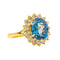 Bague 56 Bague  Pompadour Or jaune Topaze, Diamant 58 Facettes 4007997CN