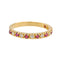 Bague 49 Bague Demi alliance Or jaune Diamant 58 Facettes 3517047CN