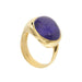 Bague 55 Bague en or jaune avec lapis-lazuli 58 Facettes 32435