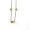 Collier Collier saphirs jaunes 58 Facettes 205