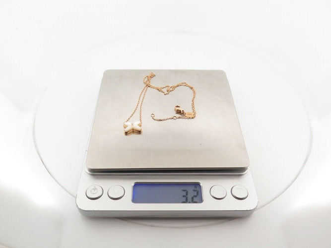 Collier collier CHAUMET jeux de liens diamant nacre or rose 58 Facettes 262640