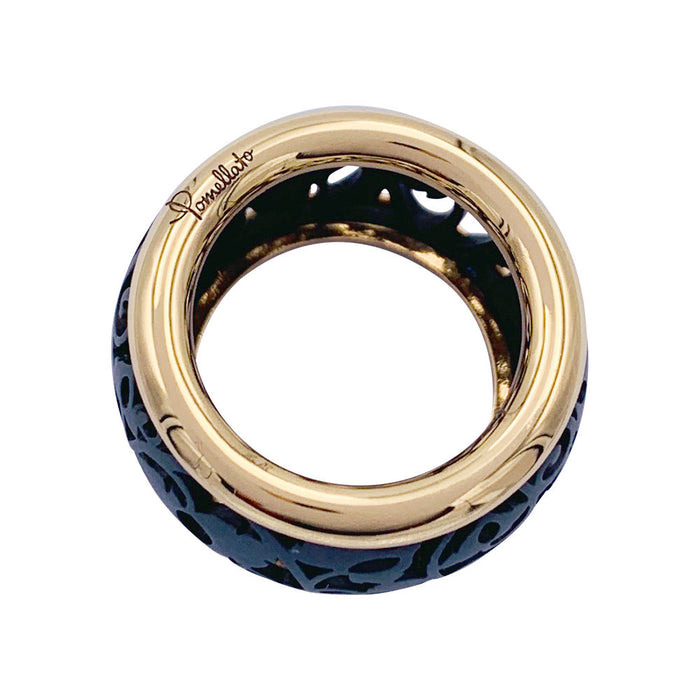 Ring Pomellato, "Arabesque", roségoud, titanium.
