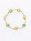Collier Bracelet chaine or jaune perles de Murano 58 Facettes 1CA0000004/1