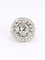 Bague 53 Bague cible double entourage diamants taille ancienne 2 carats 58 Facettes 1153.16