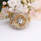 Bague 50 Bague vintage or rose et diamants 58 Facettes 24-003