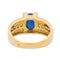 Bague 49 O.J. Perrin Bague Or jaune Saphir 58 Facettes 2905291CN