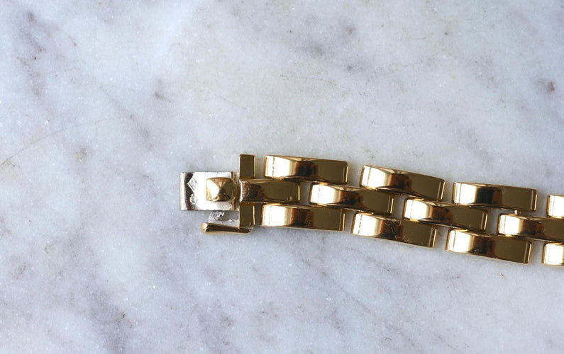 Bracelet Cartier - Bracelet Maille Panthère Or jaune 58 Facettes