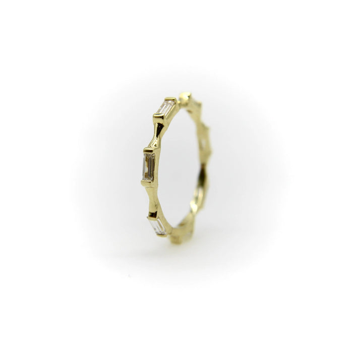 Baguette Diamond Eternity Ring in Gold