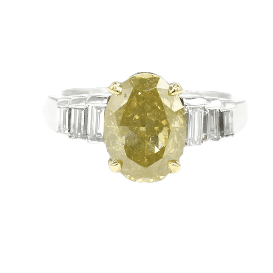 Yellow diamond jewelry