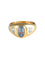 Bague 51 Bague Jonc Or Jaune Saphir Diamants 58 Facettes