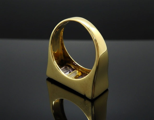 Bague Bague Premier avec pierres multicolores 58 Facettes