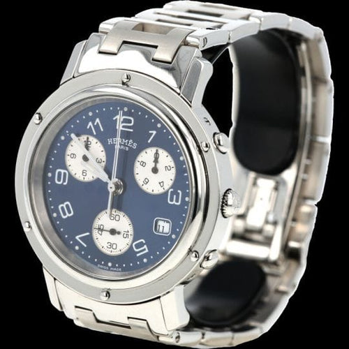 Montre Hermes Montre Clipper Chronograph 58 Facettes MT44630