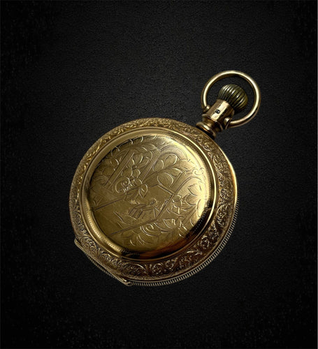 Montre Elgin National Watch Co. avec caisse Fahys Montauk n.1 58 Facettes