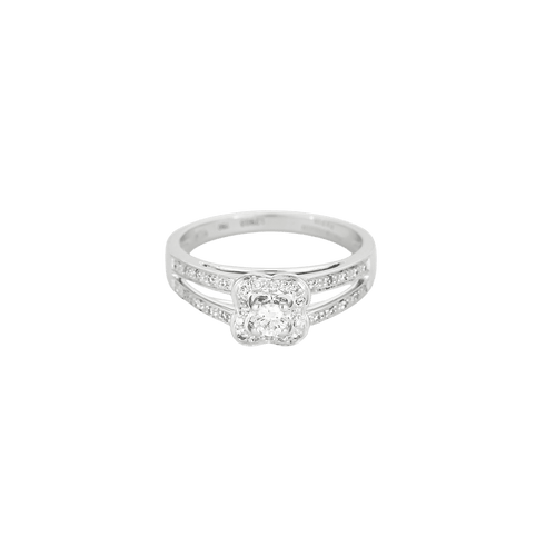 Bague 48 BAGUE OR BLANC ET DIAMANTS 58 Facettes BO/250011/