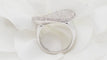 Bague 52.5 Bague pavage en or blanc et diamants 58 Facettes 18487