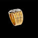 Bague 53 CARTIER - Trilium Model Diamond Gold Ring 58 Facettes