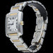 Montre Cartier Montre Tank Francaise Moyen Or Acier 58 Facettes MT39714