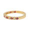 Bague 49 Bague Demi alliance Or jaune Diamant 58 Facettes 3517047CN