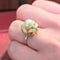 Bague 54 Bague or jaune et perle 58 Facettes 27552