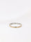 Bague 54 Demi-Alliance américaine en or blanc et diamants 0,27 ct 58 Facettes J108