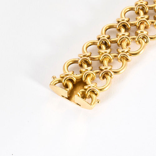 Bracelet Bracelet ruban or jaune 58 Facettes CAS0043