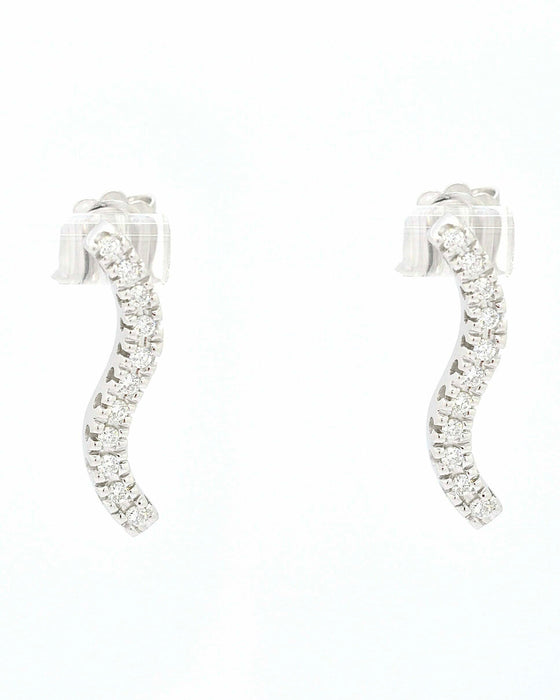 Boucles d'oreilles Boucles d'oreilles vague tennis 58 Facettes