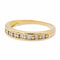 Bague 51 Bague Demi alliance Or jaune Diamant 58 Facettes 1733143CN