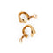Boucles d'oreilles Boucheron - Boucles d'oreilles Vintage Serpent Bohème or jaune et diamants 58 Facettes 1