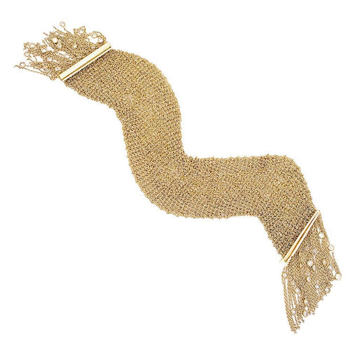 Bracelet Bracelet Boucheron, "Delilah", or jaune, diamants. 58 Facettes 33723