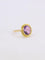Bague 54 Bague vintage or jaune améthyste 58 Facettes 1073.9