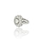 Bague 53 70's platinum diamond ring 58 Facettes