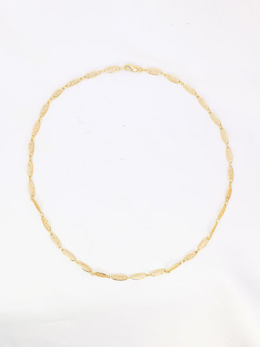 Collier Collier chaîne maille filigrane or jaune 58 Facettes 1162.2