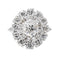 Bague 53.5 Bague Pompadour Or blanc Diamant 58 Facettes 3182233CN