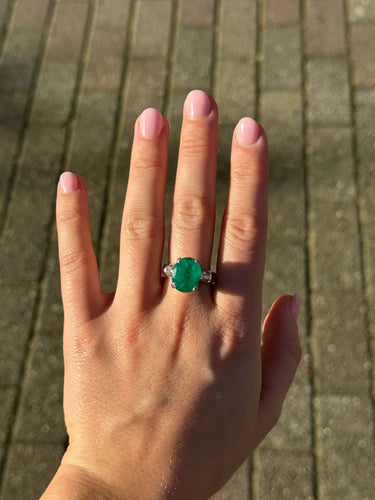 Vintage Emerald ring 58 Facettes