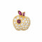 Pendentif Pendentif en or jaune avec pomme, diamant et rubis 58 Facettes G13911