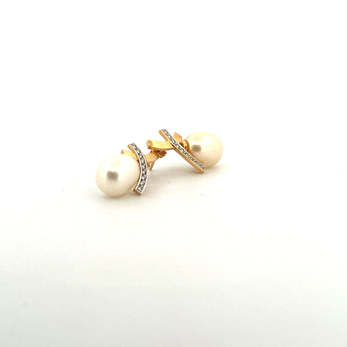 Boucles d'oreilles Boucles d'oreilles Or Jaune 18k & Perles 58 Facettes B3BO-GS31219-01