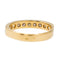 Bague 53 Bague Demi alliance Or jaune Diamant 58 Facettes 2830012CN
