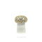 Bague 51 Bague jonc volume or jaune et pavage diamants 58 Facettes Z1351690