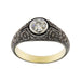 Bague 60 Bague style ancien en or jaune et blanc avec diamant 58 Facettes G3610