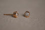 Antique old mine diamond studs 58 Facettes
