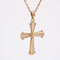 Collier Croix or rose ancienne 58 Facettes CVP198