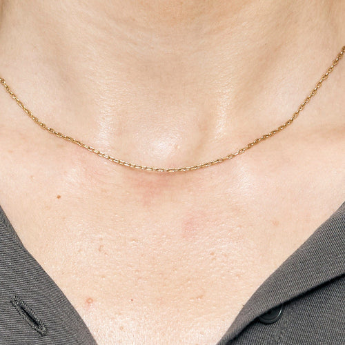 Collier Chaine maille forçat or jaune 58 Facettes CHA5342